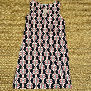 Escapada Living Sleeveless Dress Navy Pink Size L